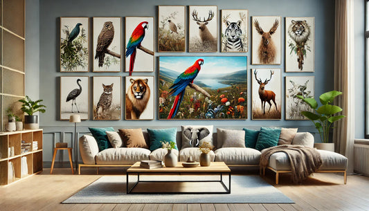 How to Create a Nature-Inspired Gallery Wall at Home