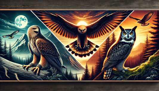 Birds of Prey Canvas Art Bold and Powerful Wall Decor Ideas