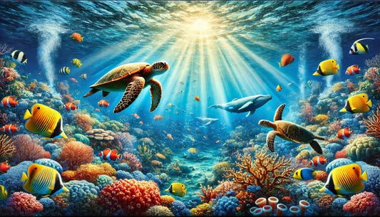 Marine Wildlife on Canvas: Raising Ocean Awareness