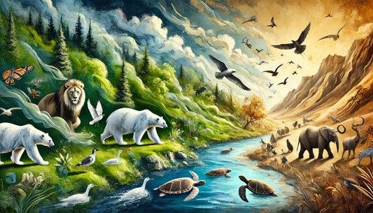 Climate Change Reflected in Wildlife-Themed Art Pieces