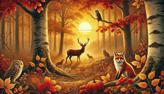 Celebrate Fall with Stunning Wildlife Canvas Art