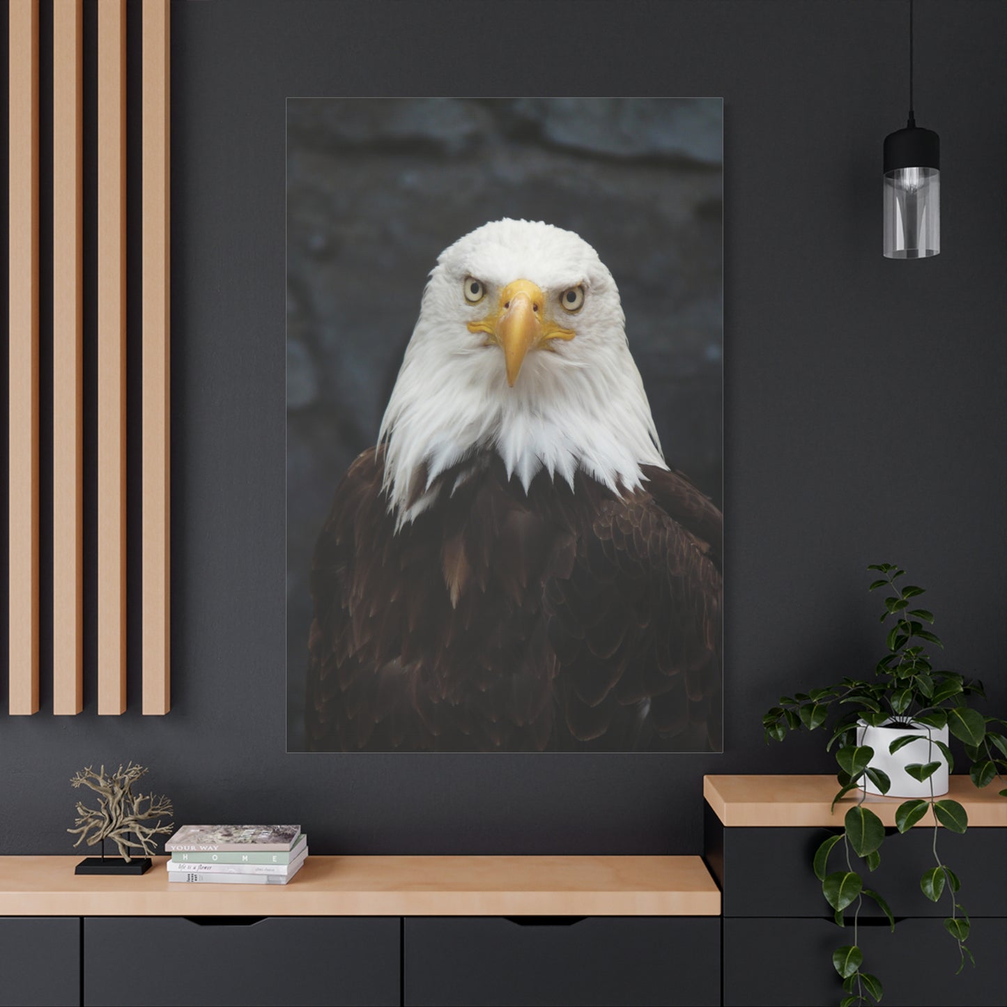 Majestic Fish Eagle Canvas Wall Art – Stunning Wildlife Photography for Nature Lovers