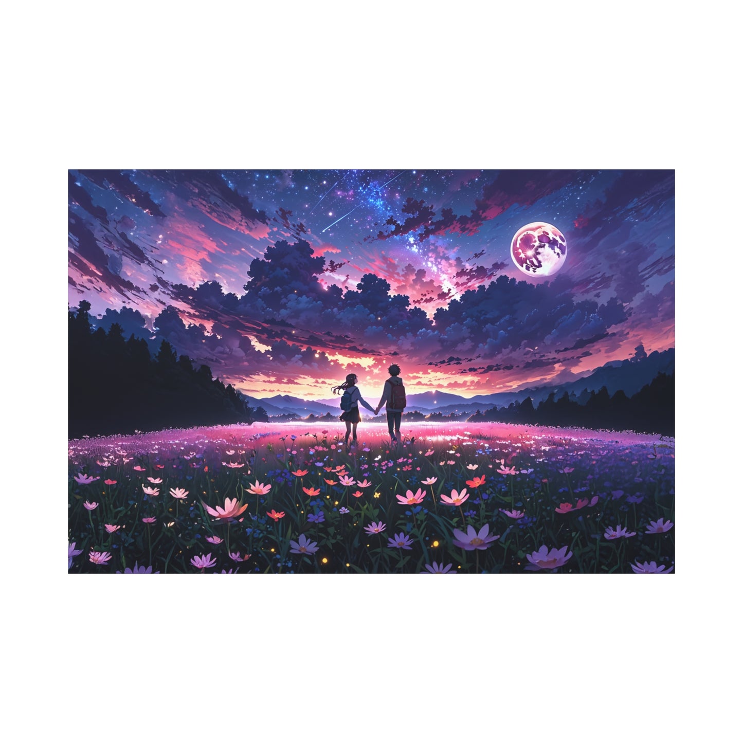 Moonlit Promenade – A Love Beyond Time