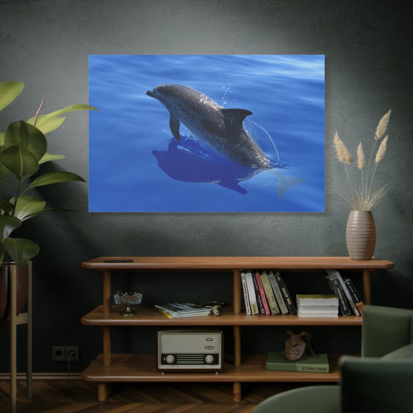 Graceful Dolphin Glide – Ocean’s Free Spirit