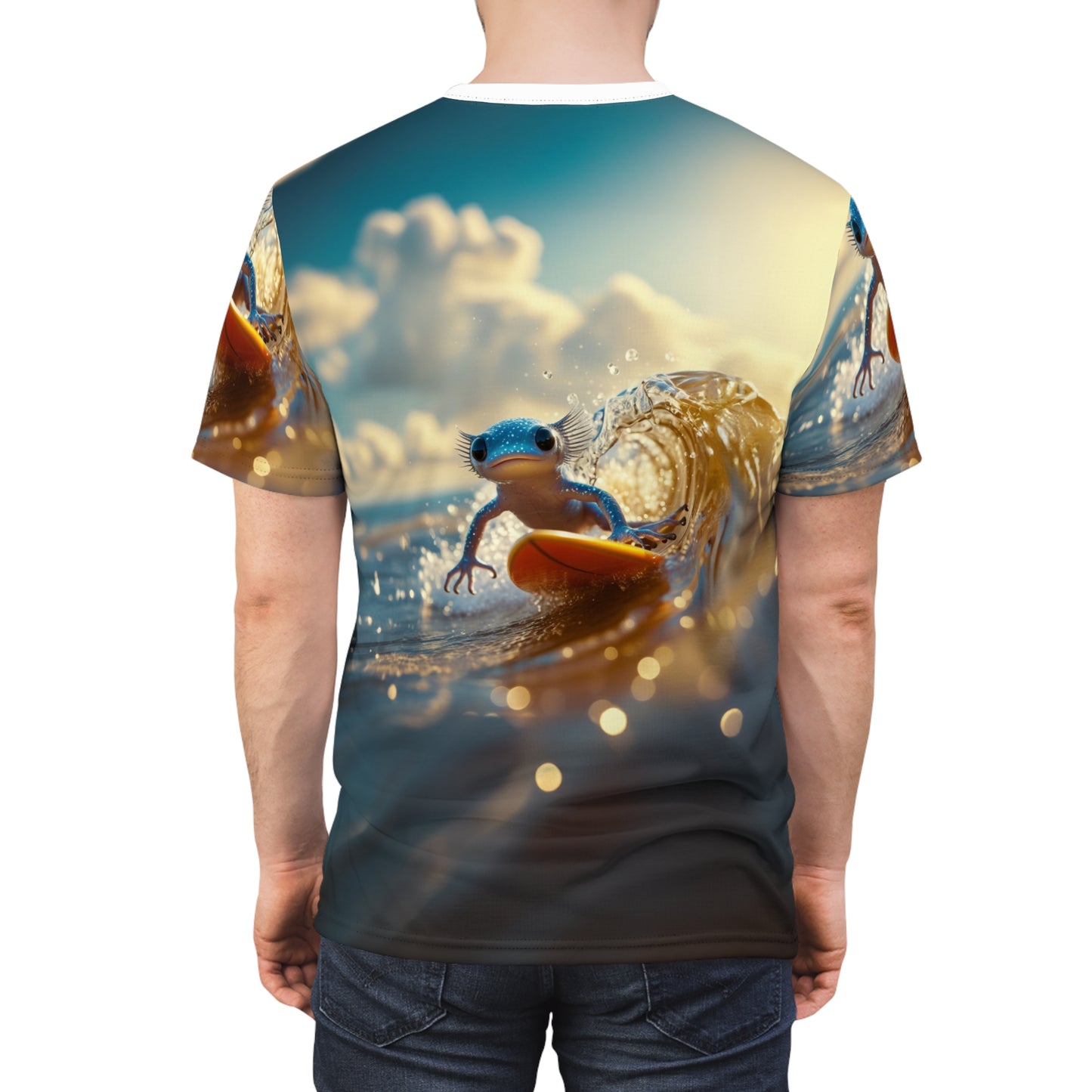 Cool Surfer Axolotl