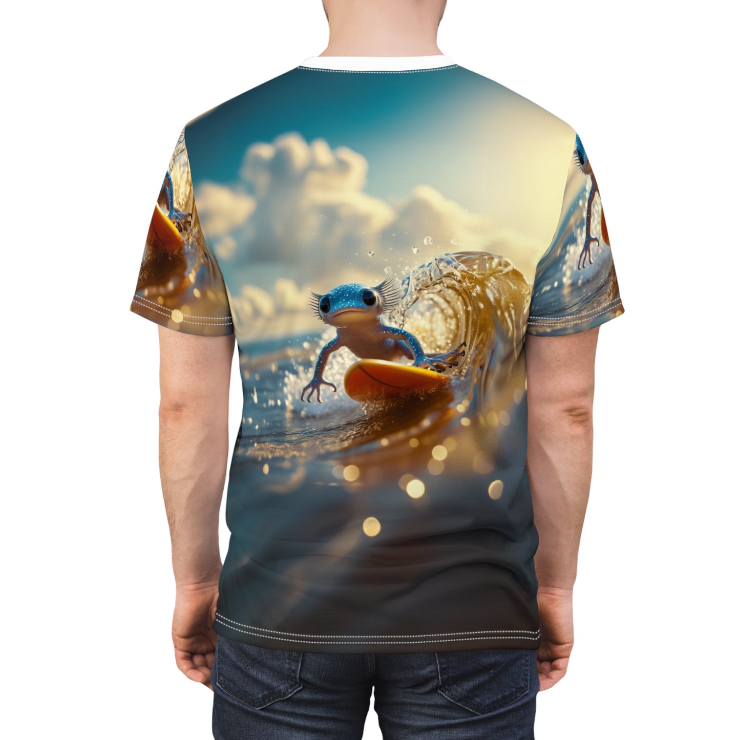 Cool Surfer Axolotl
