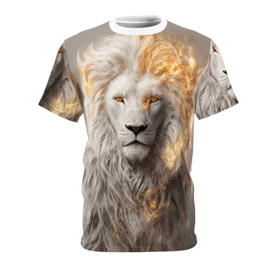 ⚜️ Golden Spirit Lion – Divine Majesty T-Shirt