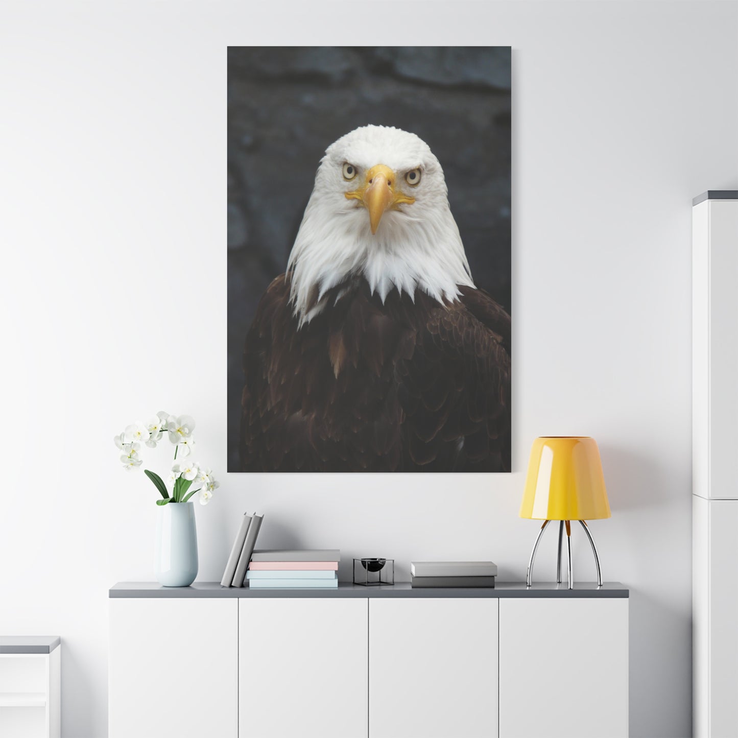 Majestic Fish Eagle Canvas Wall Art – Stunning Wildlife Photography for Nature Lovers