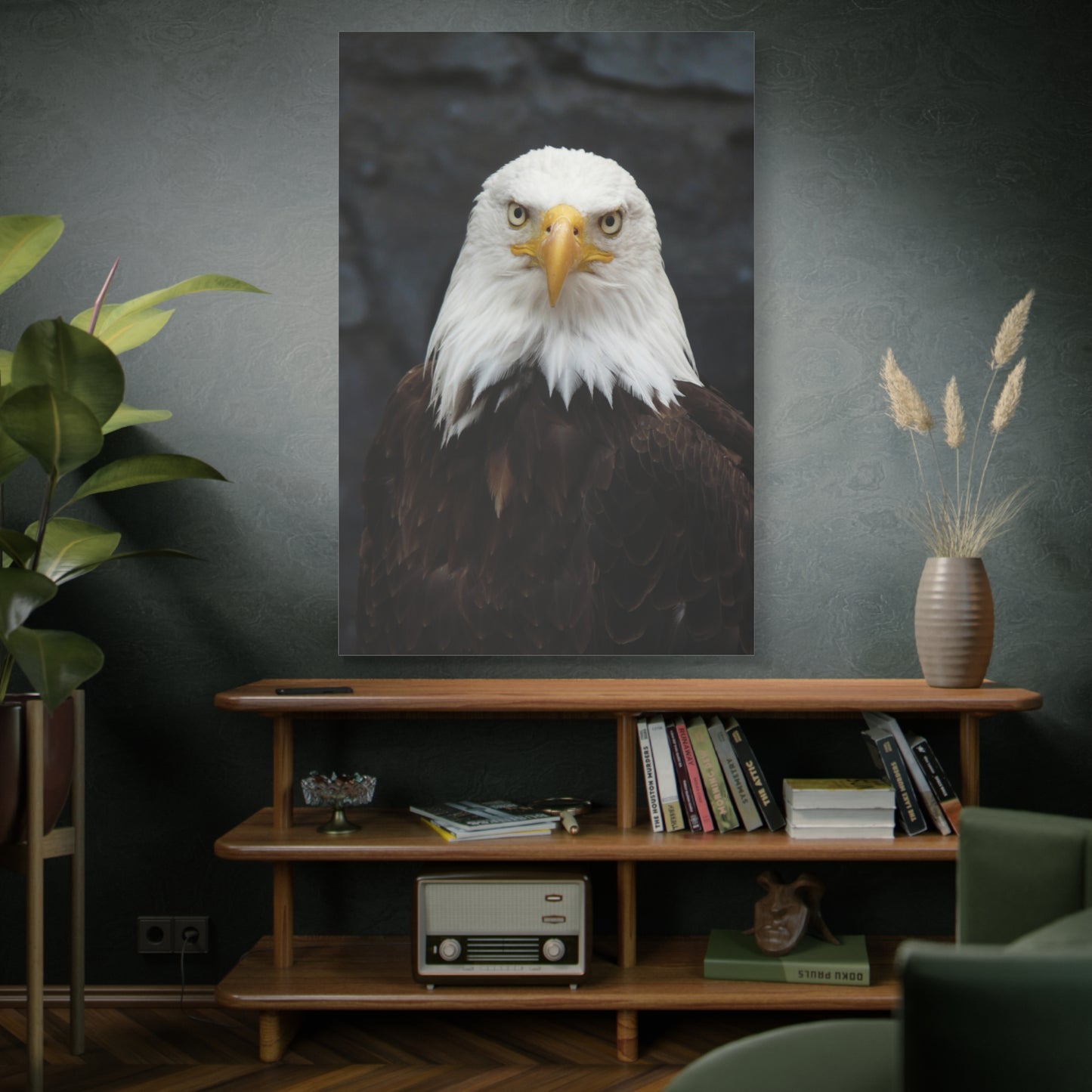Majestic Fish Eagle Canvas Wall Art – Stunning Wildlife Photography for Nature Lovers