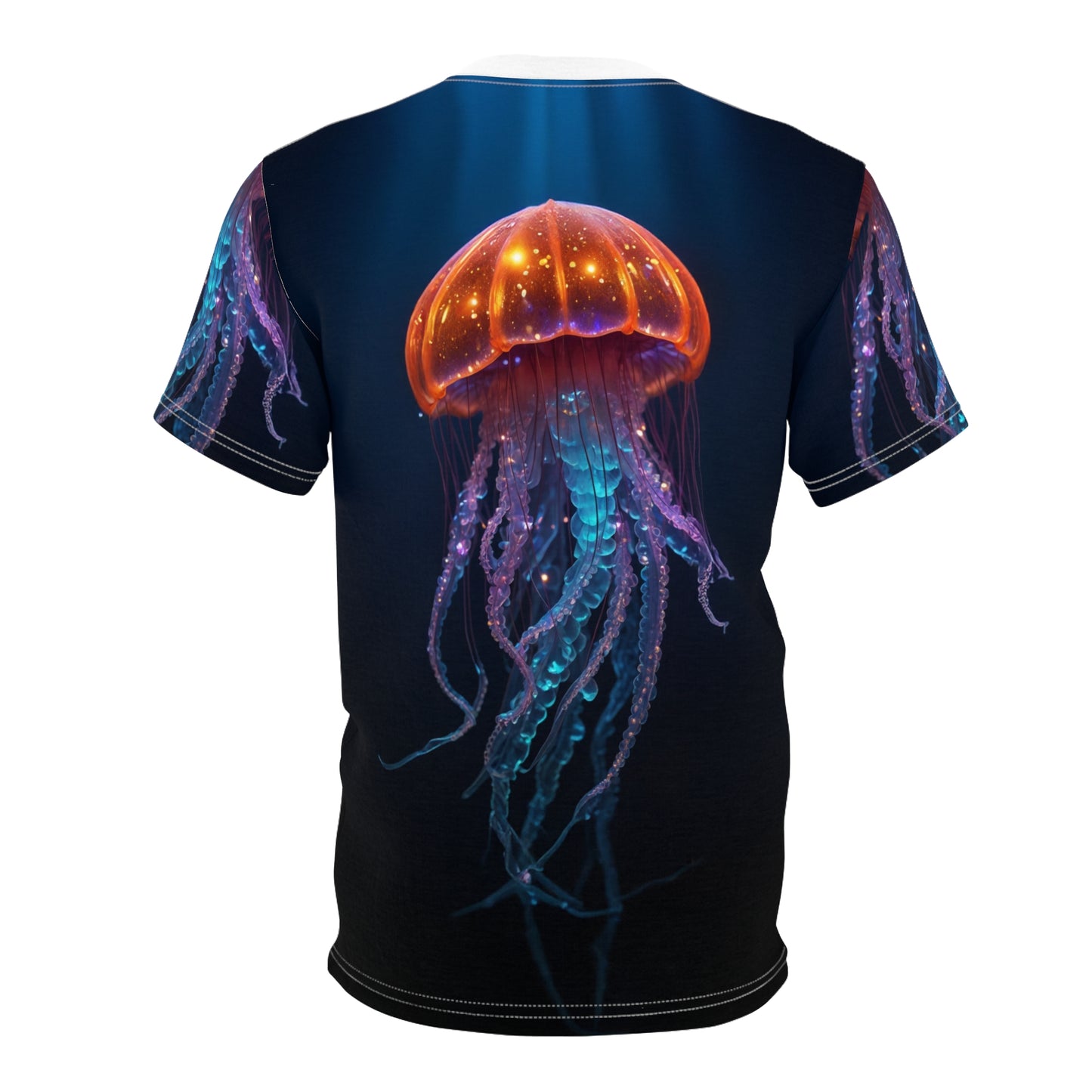 Cosmic Jellyfish – Bioluminescent Ocean T-Shirt