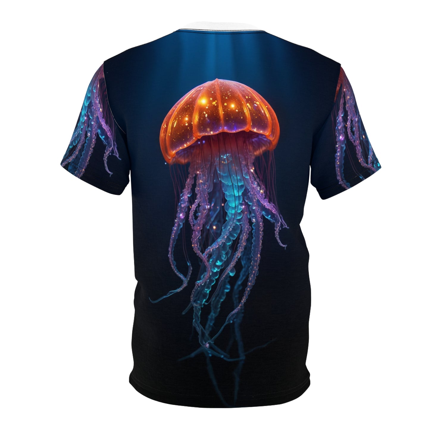 Cosmic Jellyfish – Bioluminescent Ocean T-Shirt