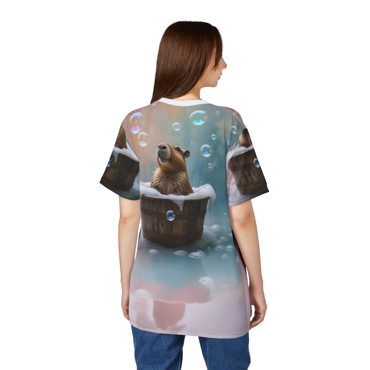 Bubble Bliss – Relaxing Spa Capybara T-Shirt 🛁✨ - ART OF ROYALS