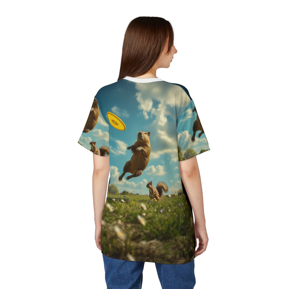 Frisbee Champion: The Playful Capybara - ART OF ROYALS