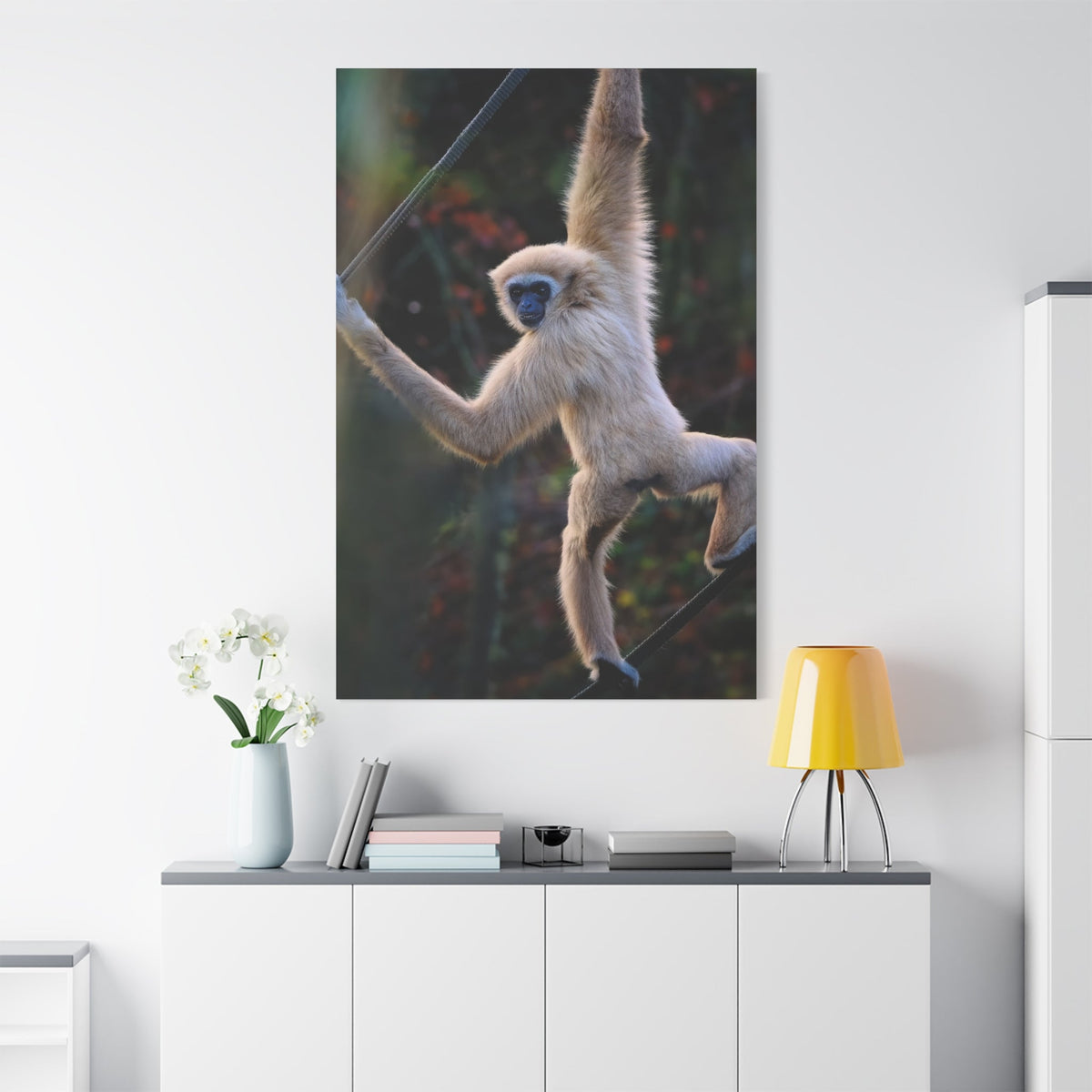 Graceful Gibbon – A Captivating Portrait of Nature’s Agile Acrobat - ART OF ROYALS