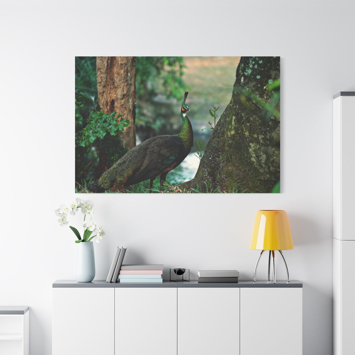 Majestic Peacock Canvas Wall Art – Elegant Wildlife Decor for Home & Office Spaces - ART OF ROYALS