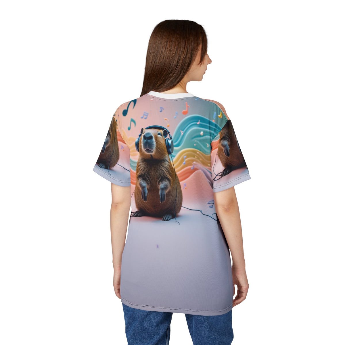 Melodic Capy – Musical Harmony T-Shirt 🎶🎨 - ART OF ROYALS