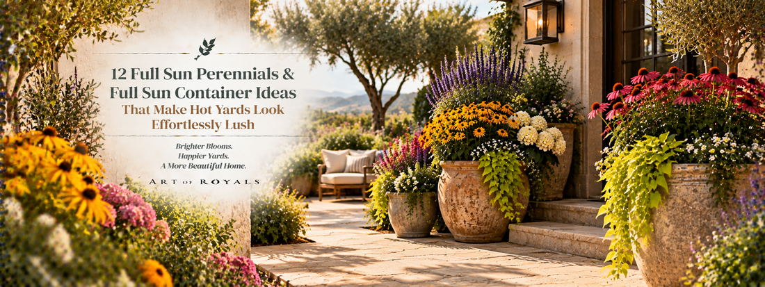 12 Full Sun Perennials & Full Sun Container Ideas That Make Hot Yards Look Effortlessly Lush