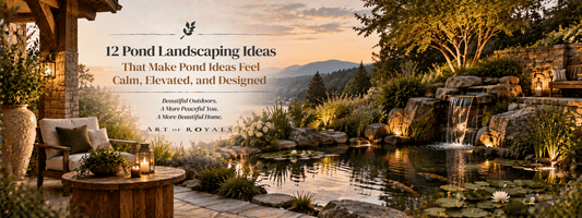 12 Pond Landscaping Ideas That Make Pond Ideas Feel Calm, Elevated, and Designed - ART OF ROYALS