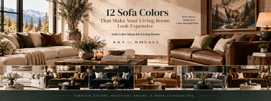 12 Sofa Colors That Make Your Living Room Look Expensive | Sofa Color Ideas for Living Room - ART OF ROYALS
