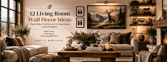 12 Living Room Wall Decor Ideas That Make Wall Decor Living Room Look Designer - ART OF ROYALS