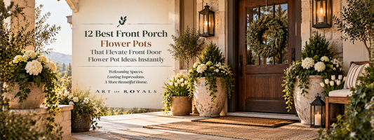 12 Best Front Porch Flower Pots That Elevate Front Door Flower Pot Ideas Instantly