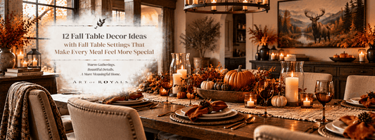 12 Fall Table Decor Ideas with Fall Table Settings That Make Every Meal Feel More Special - ART OF ROYALS