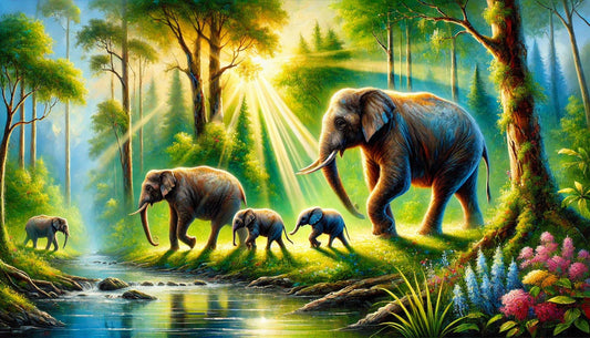 10 Fun Facts About Elephants That Make Them Perfect Art Subjects - ART OF ROYALS