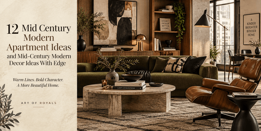"12 Mid Century Modern Apartment Ideas and Mid-Century Modern Decor Ideas With Edge - ART OF ROYALS