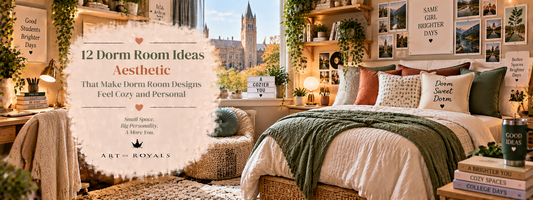 12 Dorm Room Ideas Aesthetic That Make Dorm Room Designs Feel Cozy and Personal