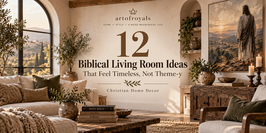 12 Biblical Living Room Ideas That Feel Timeless, Not Theme-y | Christian Home Decor