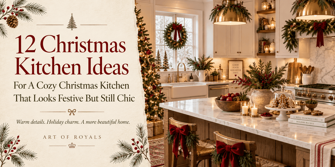 12 Christmas Kitchen Ideas For A Cozy Christmas Kitchen That Looks Festive But Still Chic - ART OF ROYALS