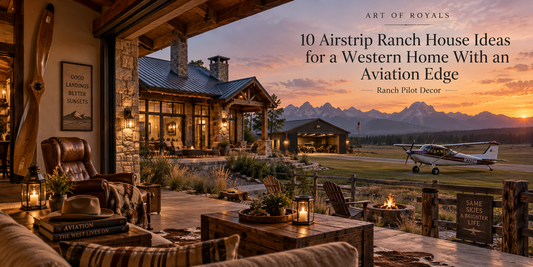 10 Airstrip Ranch House Ideas for a Western Home With an Aviation Edge | Ranch Pilot Decor