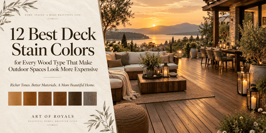 12 Best Deck Stain Colors for Every Wood Type That Make Outdoor Spaces Look More Expensive - ART OF ROYALS