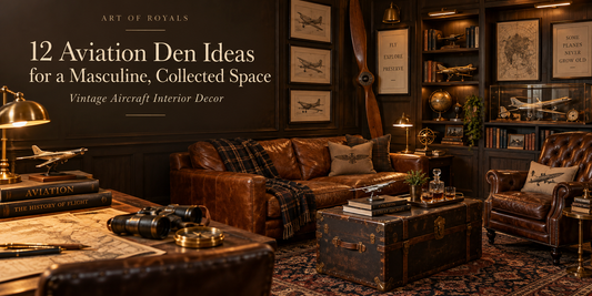 12 Aviation Den Ideas for a Masculine, Collected Space | Vintage Aircraft Interior Decor