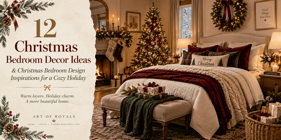 12 Christmas Bedroom Decor Ideas & Christmas Bedroom Design Inspirations for a Cozy Holiday - ART OF ROYALS