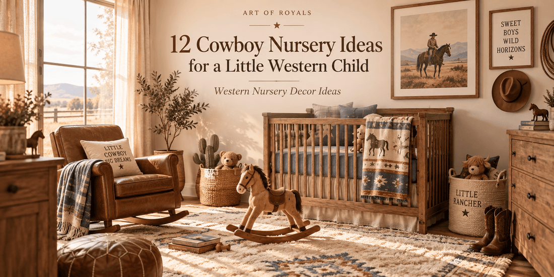 12 Cowboy Nursery Ideas for a Little Western Child | Western Nursery Decor Ideas - ART OF ROYALS