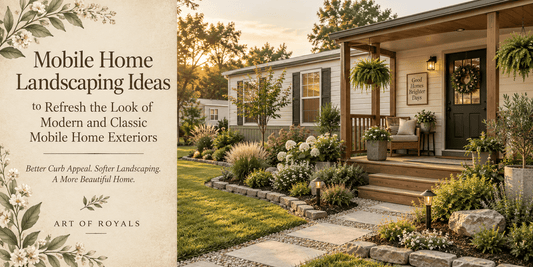 Mobile Home Landscaping Ideas to Refresh the Look of Modern and Classic Mobile Home Exteriors - ART OF ROYALS
