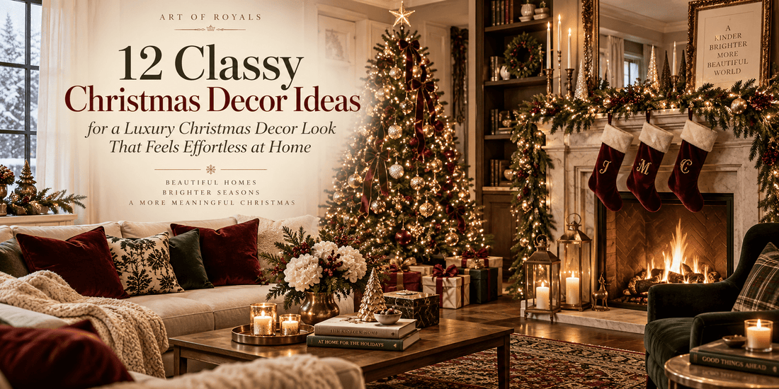 12 Classy Christmas Decor Ideas for a Luxury Christmas Decor Look That Feels Effortless at Home - ART OF ROYALS