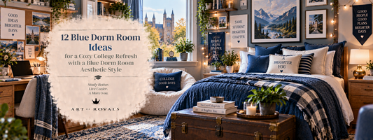 12 Blue Dorm Room Ideas for a Cozy College Refresh with a Blue Dorm Room Aesthetic Style