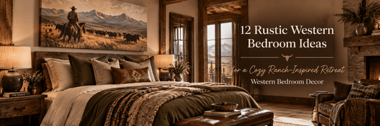 12 Rustic Western Bedroom Ideas for a Cozy Ranch-Inspired Retreat | Western Bedroom Decor - ART OF ROYALS