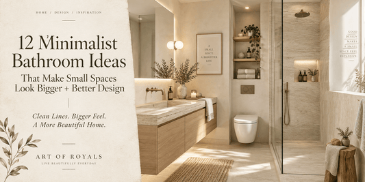 12 Minimalist Bathroom Ideas That Make Small Spaces Look Bigger + Better Design - ART OF ROYALS