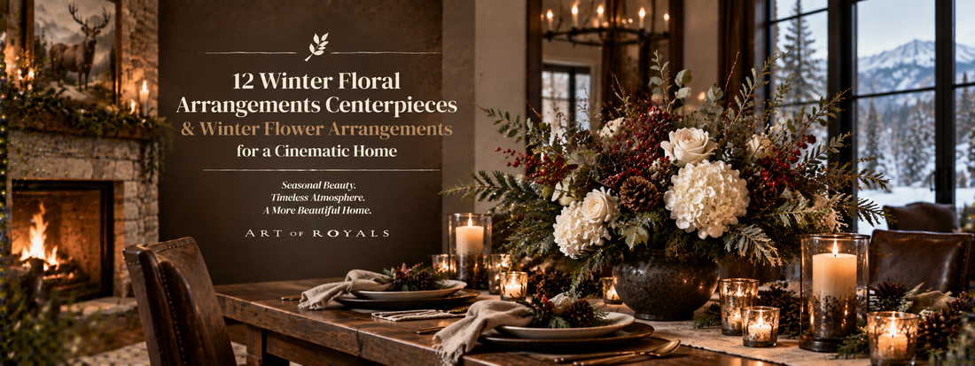 12 Winter Floral Arrangements Centerpieces & Winter Flower Arrangements for a Cinematic Home