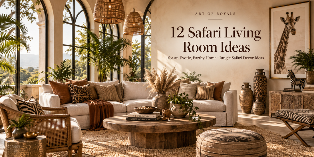 12 Safari Living Room Ideas for an Exotic, Earthy Home | Jungle Safari Decor Ideas