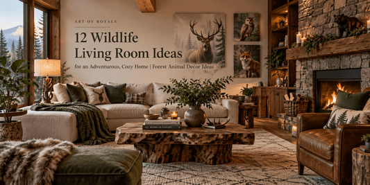 12 Wildlife Living Room Ideas for an Adventurous, Cozy Home | Forest Animal Decor Ideas - ART OF ROYALS