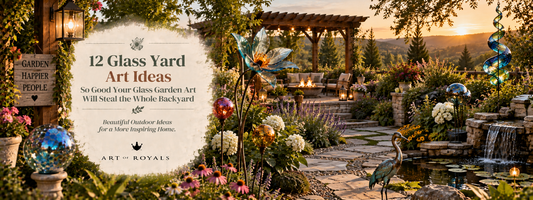 12 Glass Yard Art Ideas So Good Your Glass Garden Art Will Steal the Whole Backyard