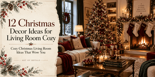 12 Christmas Decor Ideas for Living Room Cozy: Cozy Christmas Living Room Ideas That Wow You - ART OF ROYALS