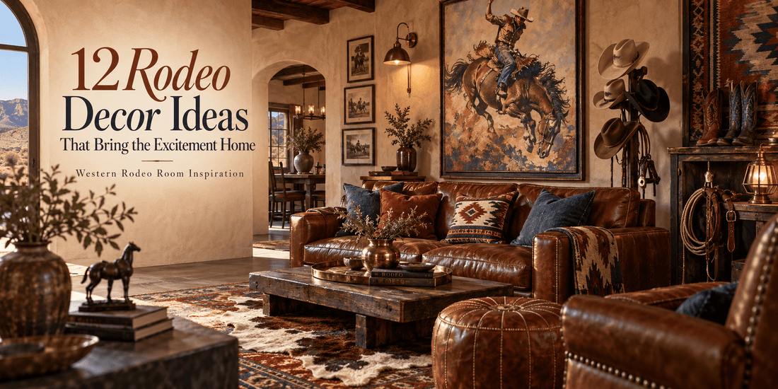 12 Rodeo Decor Ideas That Bring the Excitement Home | Western Rodeo Room Inspiration - ART OF ROYALS
