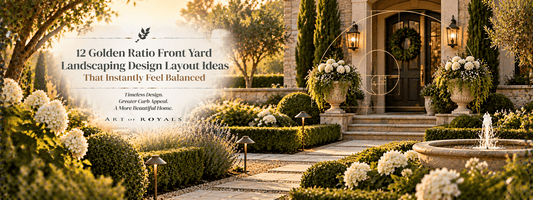 12 Golden Ratio Front Yard Landscaping Design Layout Ideas That Instantly Feel Balanced - ART OF ROYALS