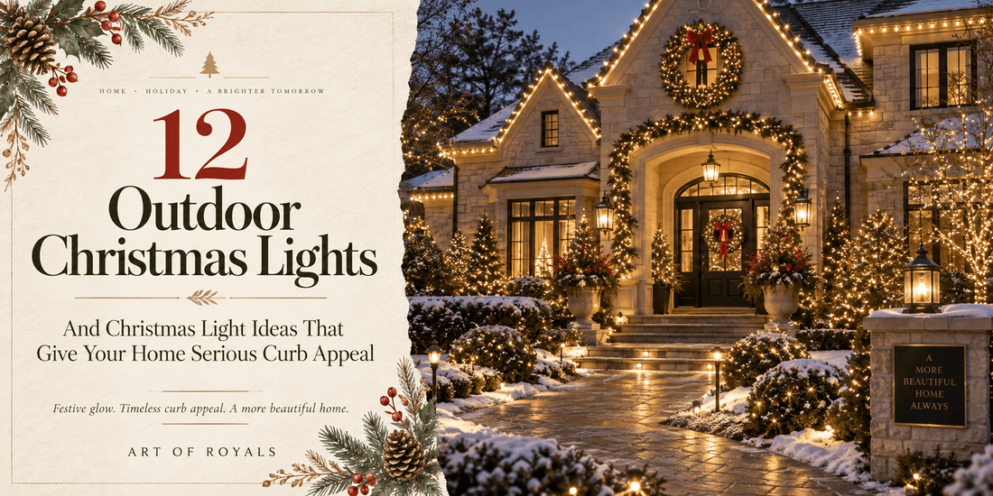 12 Outdoor Christmas Lights And Christmas Light Ideas That Give Your Home Serious Curb Appeal - ART OF ROYALS