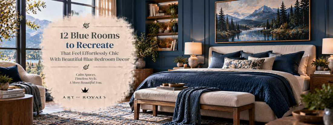 12 Blue Rooms to Recreate That Feel Effortlessly Chic With Beautiful Blue Bedroom Decor